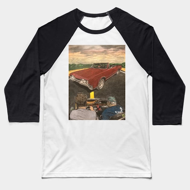 Classic car dream ride Baseball T-Shirt by Artladyjen